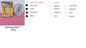 DIAMOND DISK 7'' (2PCS) in Westlands on Funga Deal