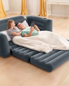 3 seater Intex Inflatable Pull-Out Sofa PLUS FREE  (manual or electric) PUMP in Westlands on Funga Deal