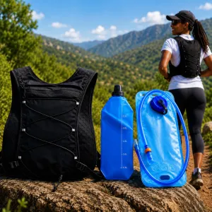 Running vest +2Ltrs Bladder+500ml bottle in Westlands on Funga Deal