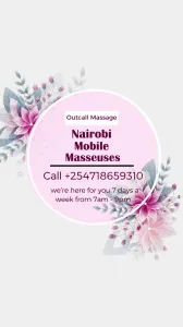 Home or hotel room massage services available within Nairobi +254718659310 in Westlands on Funga Deal